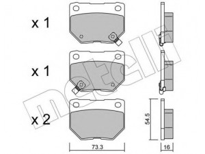 METELLI 22-0501-0 stabdžių trinkelių rinkinys, diskinis stabdys 
 Techninės priežiūros dalys -> Papildomas remontas
26696-FA000, 26696-FA020, 26696-FE060