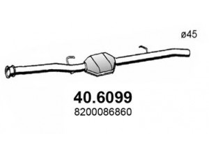 ASSO 40.6099 vidurinis duslintuvas 
 Išmetimo sistema -> Duslintuvas
8200086860