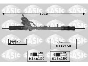 SASIC 7006003 vairo pavara 
 Vairavimas -> Vairo pavara/siurblys
8Z1423052C, 8Z1423052E, 8Z1423052J