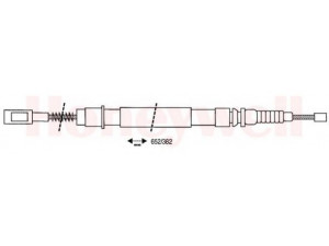 BENDIX 431241B trosas, stovėjimo stabdys 
 Stabdžių sistema -> Valdymo svirtys/trosai
474584, 4745F1