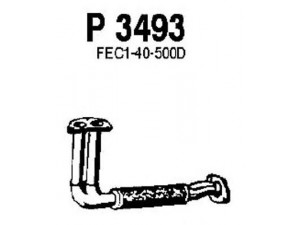 FENNO P3493 išleidimo kolektorius 
 Išmetimo sistema -> Išmetimo vamzdžiai
FEC1-40-500C, FEC1-40-500D