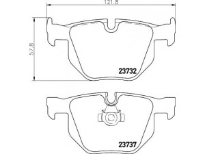 HELLA PAGID 8DB 355 010-471 stabdžių trinkelių rinkinys, diskinis stabdys 
 Techninės priežiūros dalys -> Papildomas remontas
34212339276, 34212339277, 34212339278