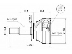 STATIM C.332 jungčių komplektas, kardaninis velenas 
 Ratų pavara -> Sujungimai/komplektas
803498099A, 431498099E, 431498099A