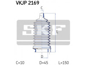 SKF VKJP 2169 gofruotoji membrana, vairavimas 
 Vairavimas -> Gofruotoji membrana/sandarinimai
1591487, 80BB3K441AA