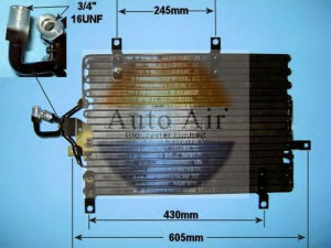 AUTO AIR GLOUCESTER 16-2035 kondensatorius, oro kondicionierius 
 Oro kondicionavimas -> Kondensatorius
60811595, 7773819, 7773820, 60811595