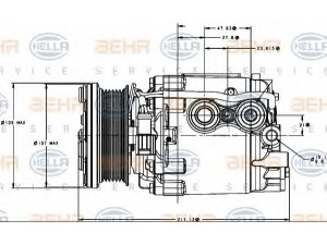 HELLA 8FK 351 334-111 kompresorius, oro kondicionierius 
 Oro kondicionavimas -> Kompresorius/dalys
1 494 719, 4 991 276, 5 007 968
