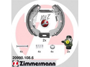 ZIMMERMANN 20990.108.6 stabdžių trinkelių komplektas 
 Techninės priežiūros dalys -> Papildomas remontas