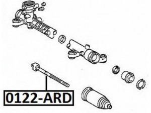ASVA 0122-ARD vidinė skersinė vairo trauklė 
 Vairavimas -> Vairo mechanizmo sujungimai
45503-29665, 45503-39165