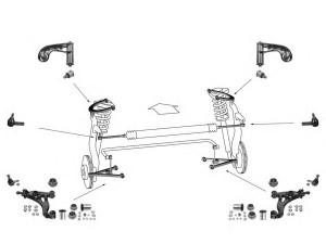 MEYLE WG0198100 vairavimo mechanizmas; rato pakaba 
 Ašies montavimas/vairavimo mechanizmas/ratai -> Prekių paieška pagal schemą