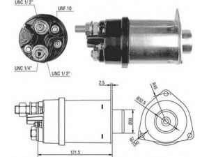 MAGNETI MARELLI 940113050523 solenoidinis jungiklis, starteris