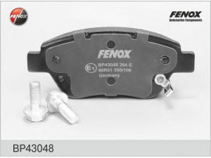 FENOX BP43048 stabdžių trinkelių rinkinys, diskinis stabdys 
 Techninės priežiūros dalys -> Papildomas remontas
77364477, 77364517, 77364919, 1605184