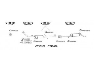 VENEPORTE 150055 išmetimo sistema 
 Išmetimo sistema -> Išmetimo sistema, visa