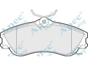 APEC braking PAD1001 stabdžių trinkelių rinkinys, diskinis stabdys 
 Techninės priežiūros dalys -> Papildomas remontas
425213
