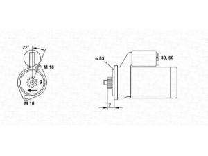 MAGNETI MARELLI 943241028010 starteris 
 Elektros įranga -> Starterio sistema -> Starteris
B330M10T02EX, 230054A01RE, 2330010T01