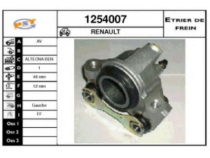 SNRA 1254007 stabdžių apkaba
7701202034