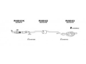 VENEPORTE 050018 išmetimo sistema 
 Išmetimo sistema -> Išmetimo sistema, visa