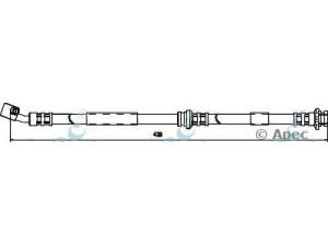 APEC braking HOS3534 stabdžių žarnelė 
 Stabdžių sistema -> Stabdžių žarnelės
462102J008