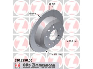 ZIMMERMANN 290.2256.00 stabdžių diskas 
 Dviratė transporto priemonės -> Stabdžių sistema -> Stabdžių diskai / priedai
CAC 5567, JLM 12429, JLM 1450