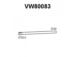 VENEPORTE VW80083 išleidimo kolektorius 
 Išmetimo sistema -> Išmetimo vamzdžiai
191253203E, 1H0253203A, 1H0253203E