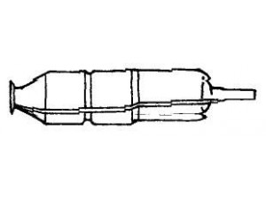 AKS DASIS SG12306 katalizatoriaus keitiklis