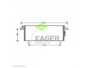 KAGER 94-6187 kondensatorius, oro kondicionierius 
 Oro kondicionavimas -> Kondensatorius
921100W002, 921100W712, 921102W101