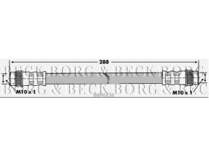 BORG & BECK BBH6238 stabdžių žarnelė 
 Stabdžių sistema -> Stabdžių žarnelės
7700804814, 7704003922