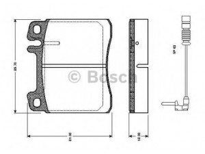 BOSCH 0 986 TB2 682 stabdžių trinkelių rinkinys, diskinis stabdys 
 Techninės priežiūros dalys -> Papildomas remontas
002 420 03 20, A 002 420 03 20