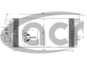 ACR 300200 kondensatorius, oro kondicionierius 
 Oro kondicionavimas -> Kondensatorius
701820413D, 701820413H, 7D0820413A