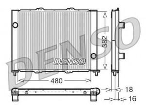 DENSO DRM23099 aušintuvo modulis 
 Aušinimo sistema -> Aušinimo modulis
8200116110, 8200742598