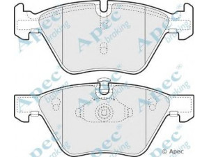 APEC braking PAD1341 stabdžių trinkelių rinkinys, diskinis stabdys 
 Techninės priežiūros dalys -> Papildomas remontas
34116763617, 34116763618, 34116769100