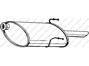 BOSAL 190-861 galinis duslintuvas 
 Išmetimo sistema -> Duslintuvas
1726.CY