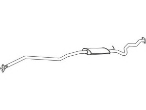 FENNO P1446 vidurinis duslintuvas 
 Išmetimo sistema -> Duslintuvas
18307582073