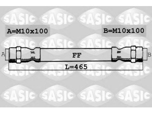 SASIC SBH6389 stabdžių žarnelė 
 Stabdžių sistema -> Stabdžių žarnelės
291611775