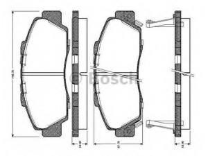 BOSCH 0 986 TB2 193 stabdžių trinkelių rinkinys, diskinis stabdys 
 Techninės priežiūros dalys -> Papildomas remontas
06450-S0A-J00, 06450-S0K-J11, 06450-S2H-J00