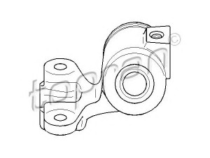 TOPRAN 722 678 valdymo svirties/išilginių svirčių įvorė 
 Ašies montavimas/vairavimo mechanizmas/ratai -> Valdymo svirtis/pasukamosios svirties sujungimas -> Montavimas/sutvirtinimas
3521 K4H, 3521 K4H