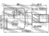 FEBEST 2111-CDHLH jungtis, kardaninis velenas
BV6Z-3B437-B