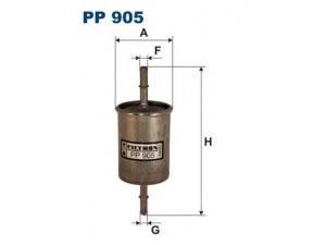 FILTRON PP905 kuro filtras 
 Techninės priežiūros dalys -> Papildomas remontas
605855330, 60811822, 60811904, 60812738