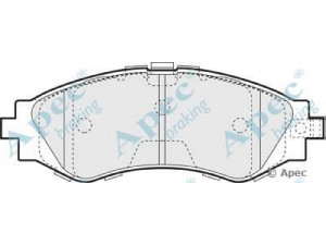 APEC braking PAD1122 stabdžių trinkelių rinkinys, diskinis stabdys 
 Techninės priežiūros dalys -> Papildomas remontas
96245178, 96253367, 96253382, S4510019