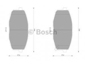 BOSCH 0 986 AB1 026 stabdžių trinkelių rinkinys, diskinis stabdys 
 Techninės priežiūros dalys -> Papildomas remontas
58101 1HA00, 0K2FA-33-28Z, 0K2JA 3328Z