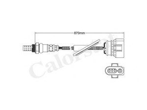 CALORSTAT by Vernet LS140490 lambda jutiklis 
 Variklis -> Variklio elektra
077906265AF, 077906265H