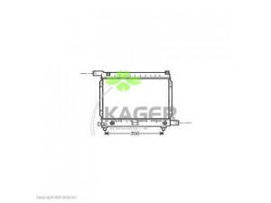 KAGER 31-0589 radiatorius, variklio aušinimas 
 Aušinimo sistema -> Radiatorius/alyvos aušintuvas -> Radiatorius/dalys
2015000603, 2015003803, 2015004003