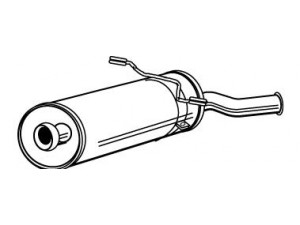 FONOS 613844 galinis duslintuvas 
 Išmetimo sistema -> Duslintuvas
1726EN, 1726TY