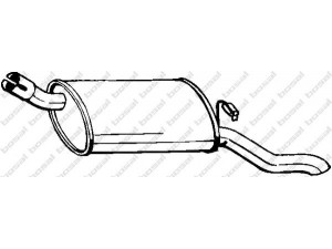 BOSAL 185-965 galinis duslintuvas 
 Išmetimo sistema -> Duslintuvas
8 52 038, 8 52 049, 8 52 182, 8 52 308