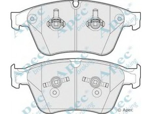 APEC braking PAD1681 stabdžių trinkelių rinkinys, diskinis stabdys 
 Techninės priežiūros dalys -> Papildomas remontas
1644200920, A1644200920