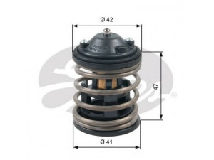 GATES TH47487G1 termostatas, aušinimo skystis 
 Aušinimo sistema -> Termostatas/tarpiklis -> Thermostat
11517805192, 11518512234, 11517805192