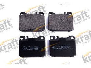 KRAFT AUTOMOTIVE 6001020 stabdžių trinkelių rinkinys, diskinis stabdys 
 Techninės priežiūros dalys -> Papildomas remontas
0004205920, 0004206020, 0004209420