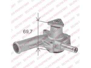 DELPHI WP1162 vandens siurblys 
 Aušinimo sistema -> Vandens siurblys/tarpiklis -> Vandens siurblys
1126048, 1233209, 5020437, 5025908