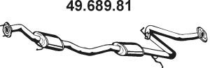 EBERSPÄCHER 49.689.81 vidurinis duslintuvas 
 Išmetimo sistema -> Duslintuvas
B338-40-300A