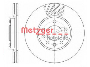 METZGER 6584.10 stabdžių diskas 
 Stabdžių sistema -> Diskinis stabdys -> Stabdžių diskas
569060, 569066, 90539466, 9117678