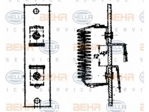HELLA 9ML 351 332-001 varža, vidaus pūtiklis 
 Šildymas / vėdinimas -> Orpūtė/dalys
81 25907 0093, 000 821 08 60, A 000 821 08 60
